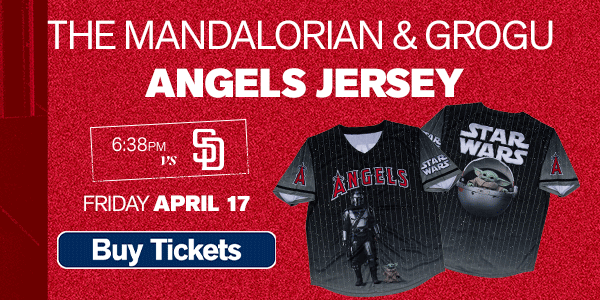 The Mandalorian & Grogu Angels Jersey - Friday, April 17, 6:38pm vs. San Diego Padres - Buy Tickets