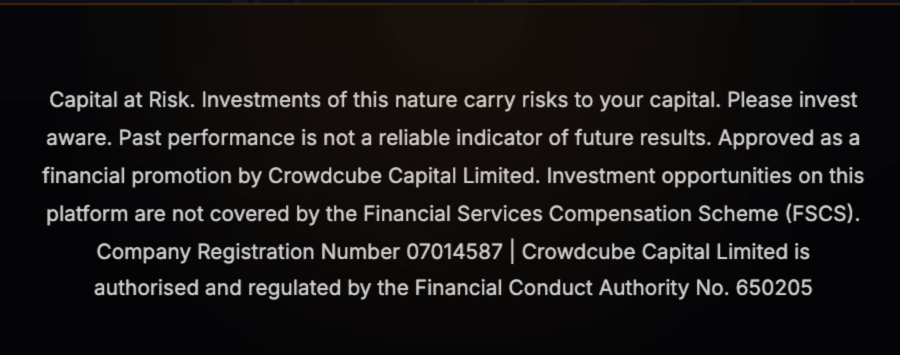 risk warning