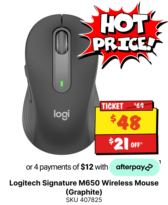 Logitech Signature M650 Wireless Mouse (Graphite)