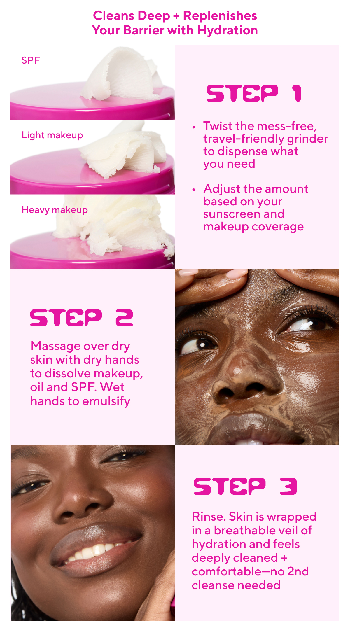 Cleans Deep + Replenishes Your Barrier with Hydration