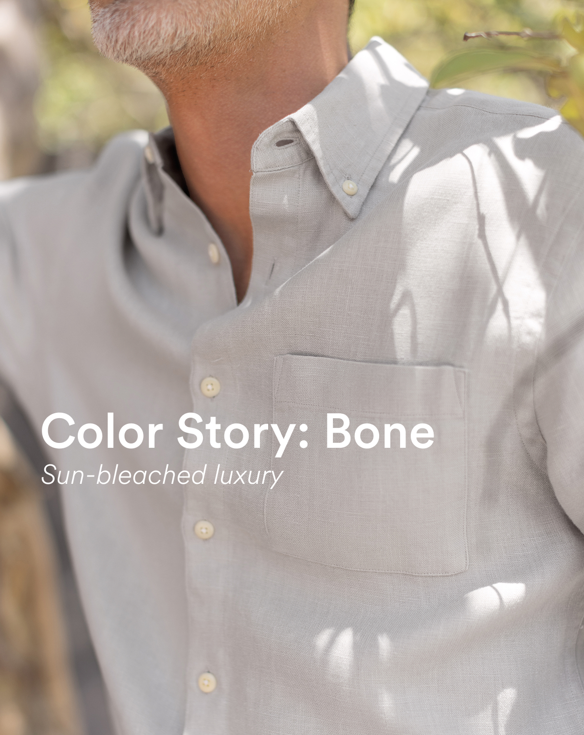 Color Story: Bone. Sun-bleached luxury,