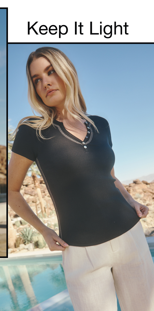Shop Maisie Short Sleeve Henley