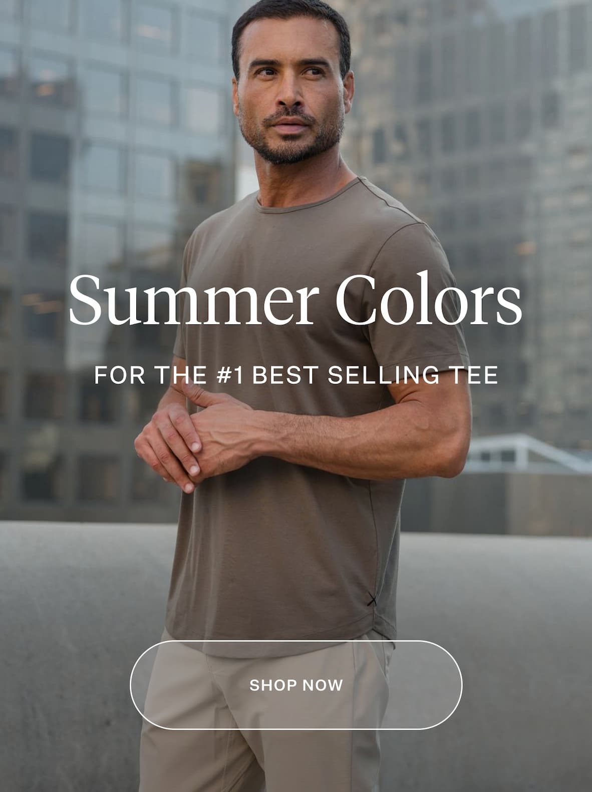 Summer Colors - AO Curve-Hem Tee