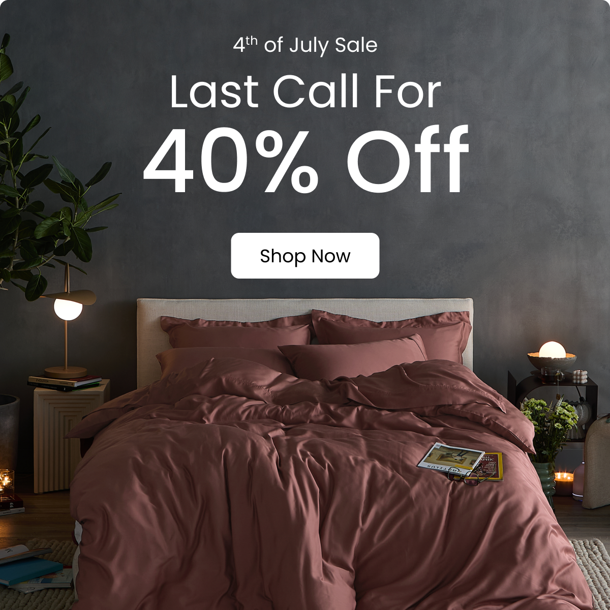Last call for 40% off