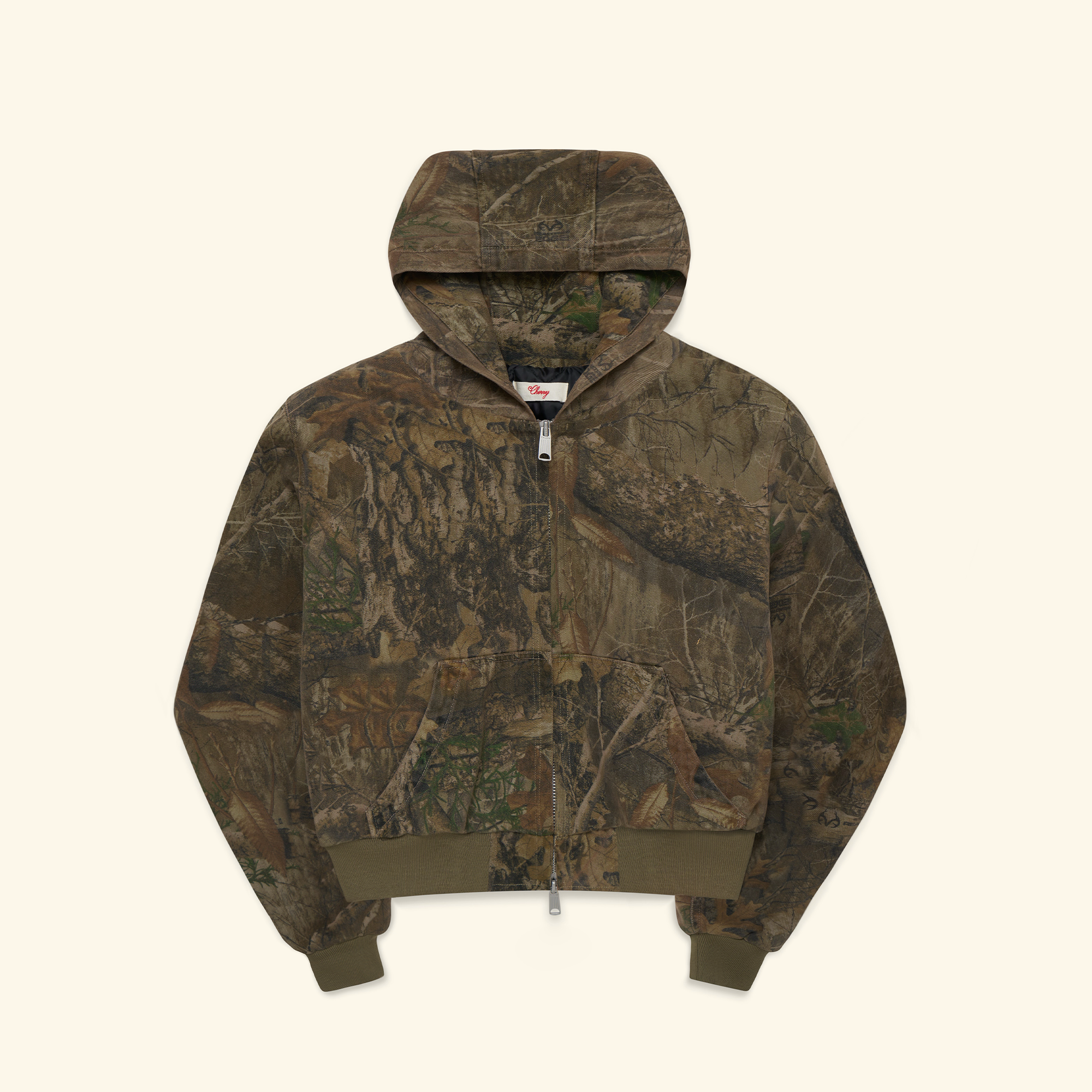 Image of Hooded Work Jacket (Real Tree Camo)