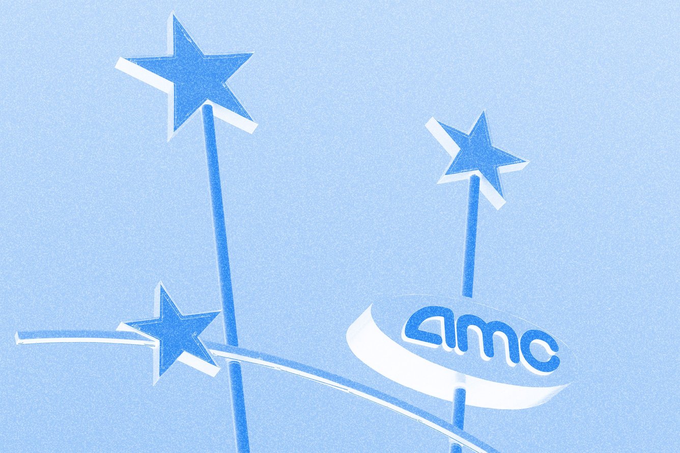 Retro AMC sign with stars
