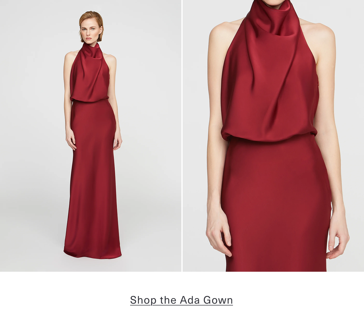 Shop the Ada Satin Gown