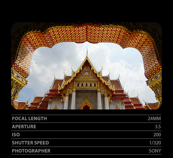 Focal Length 24mm, Aperture 3.5, ISO 200, Shutter Speed 1/320, Photographer Sony