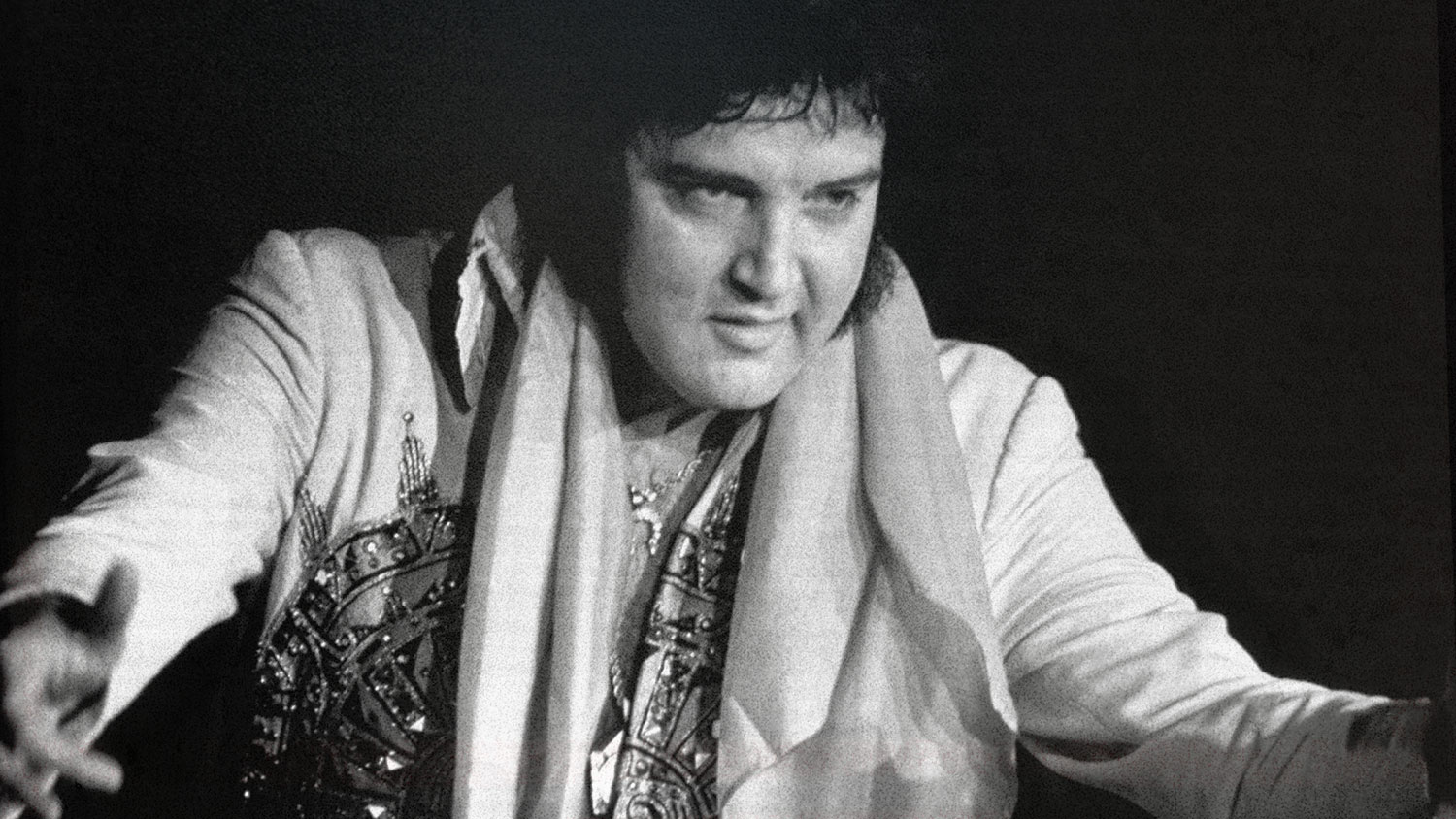 A photo of Elvis Presley.