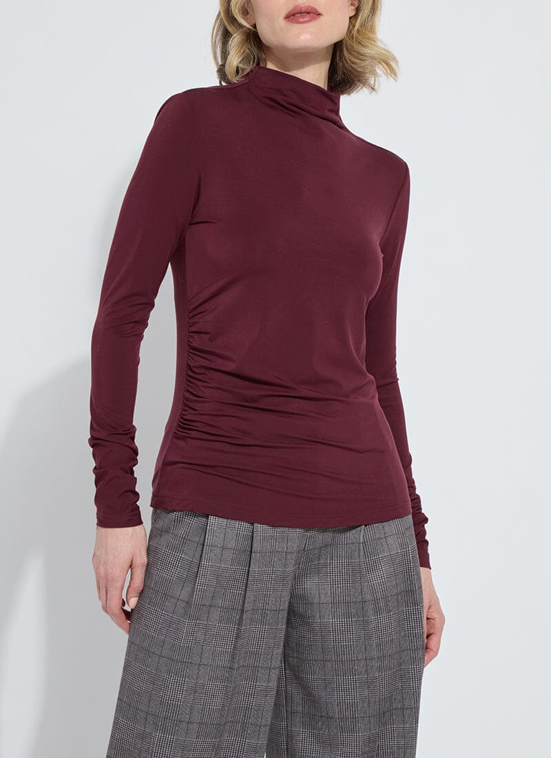 Image of Jovita Funnel Neck Top
