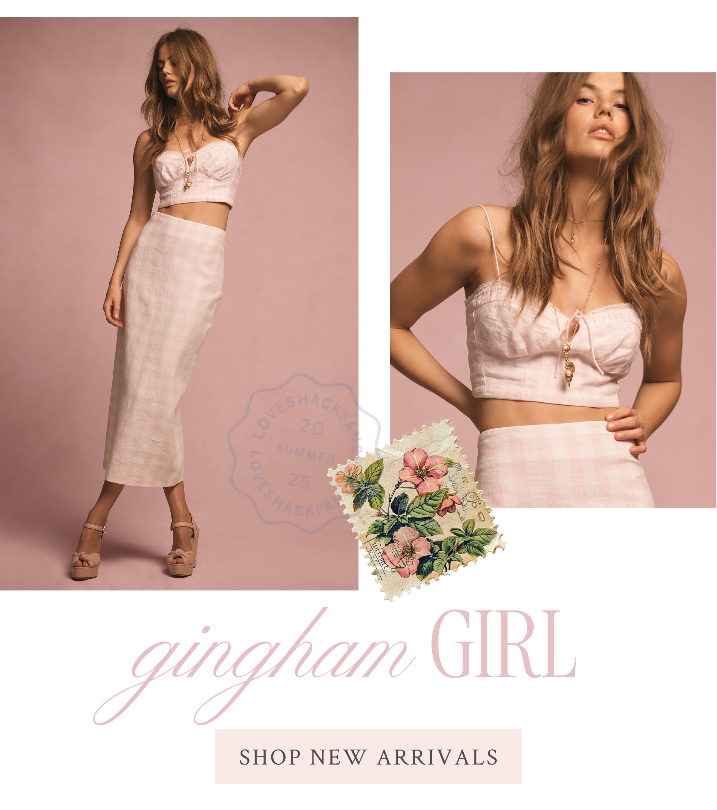 Gingham Girl <SHOP NEW ARRIVALS>
