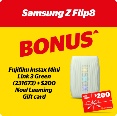 Bonus Instax plus $200 Gift Card with Samsung z Flip8