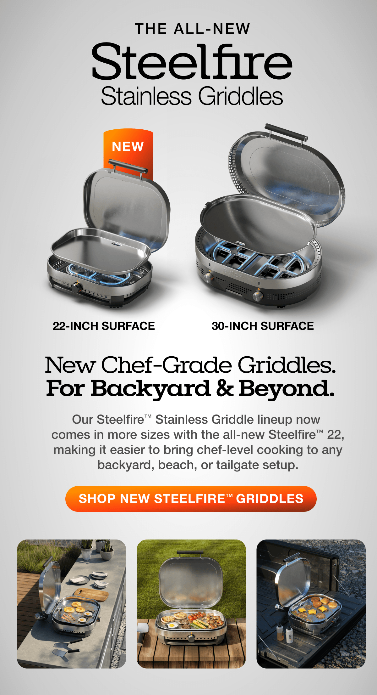 Steelfire Stainless Griddles