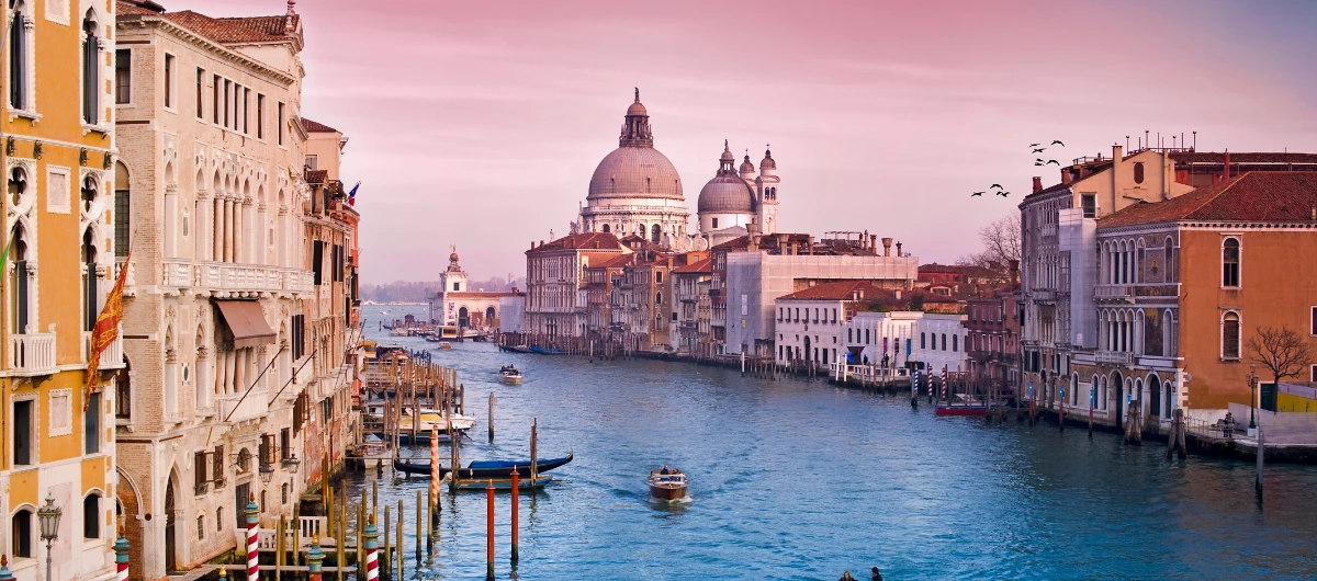 Gondolas Grand Canal Venice