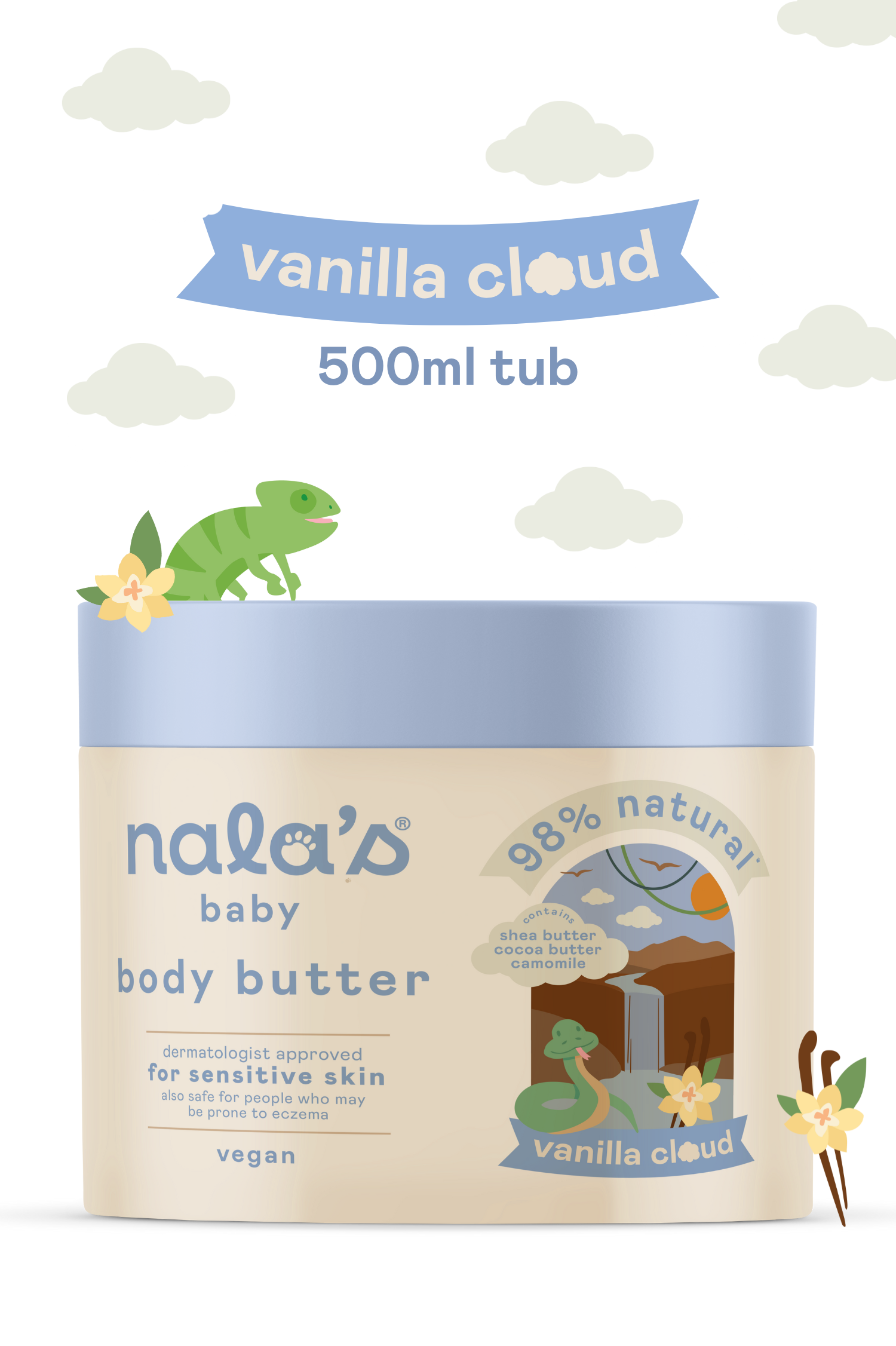 Image of NEW: Vanilla Cloud Body Butter 500ml
