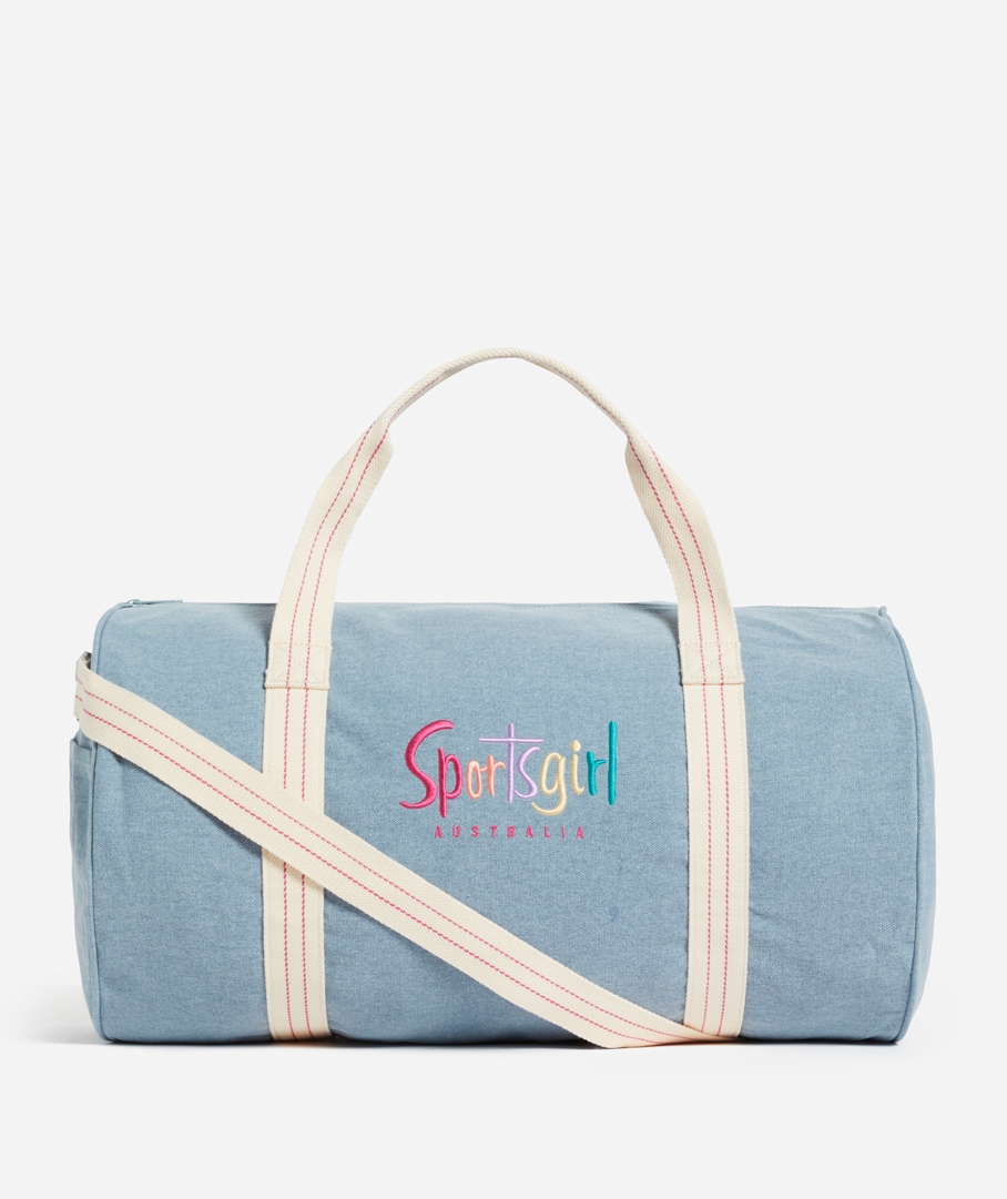 REWIND LOGO DUFFLE - BLUE DENIM