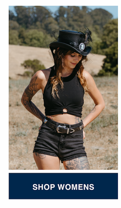 WOMENS LEATHER HATS