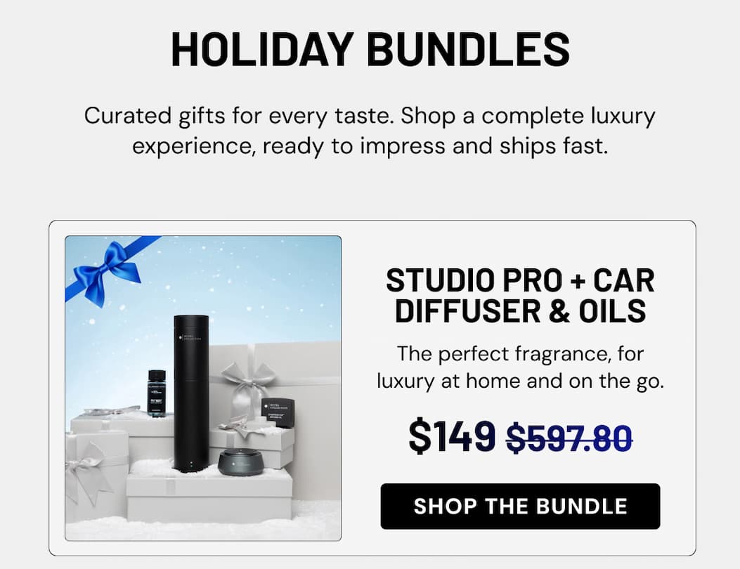 STUDIO PRO + CAR DIFFUSER & OILS