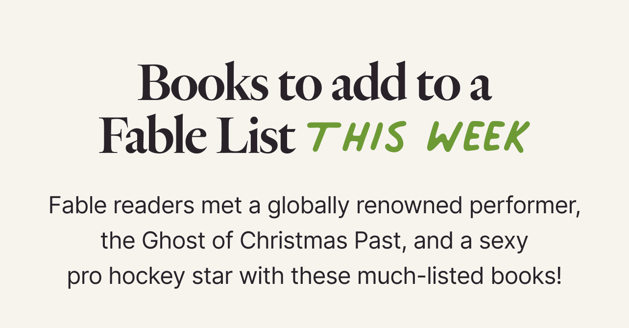 Books Most-Added to a Fable List this week