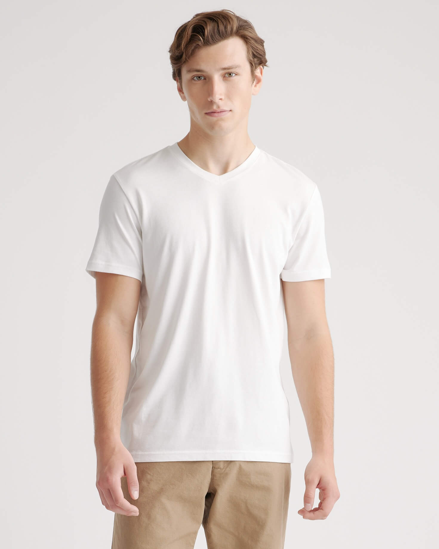 Cotton Modal V-Neck Tee (3-Pack)