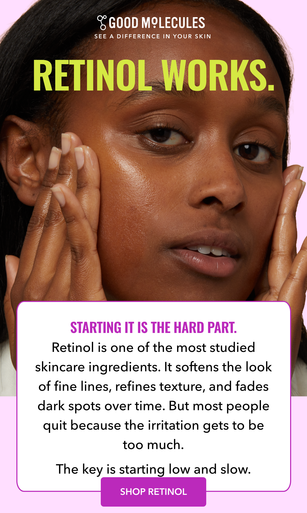Retinol works.
