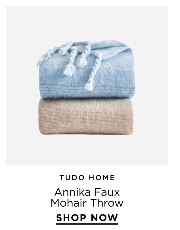 Tudo Home	Annika Faux Mohair Throw