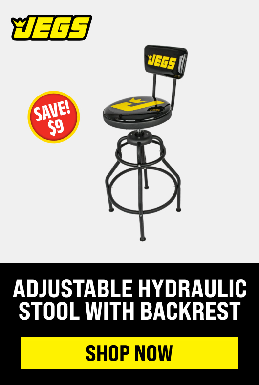Adjustable Hydraulic Stool with Backrest