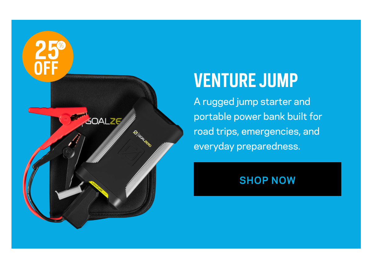 25% off Venture Jump