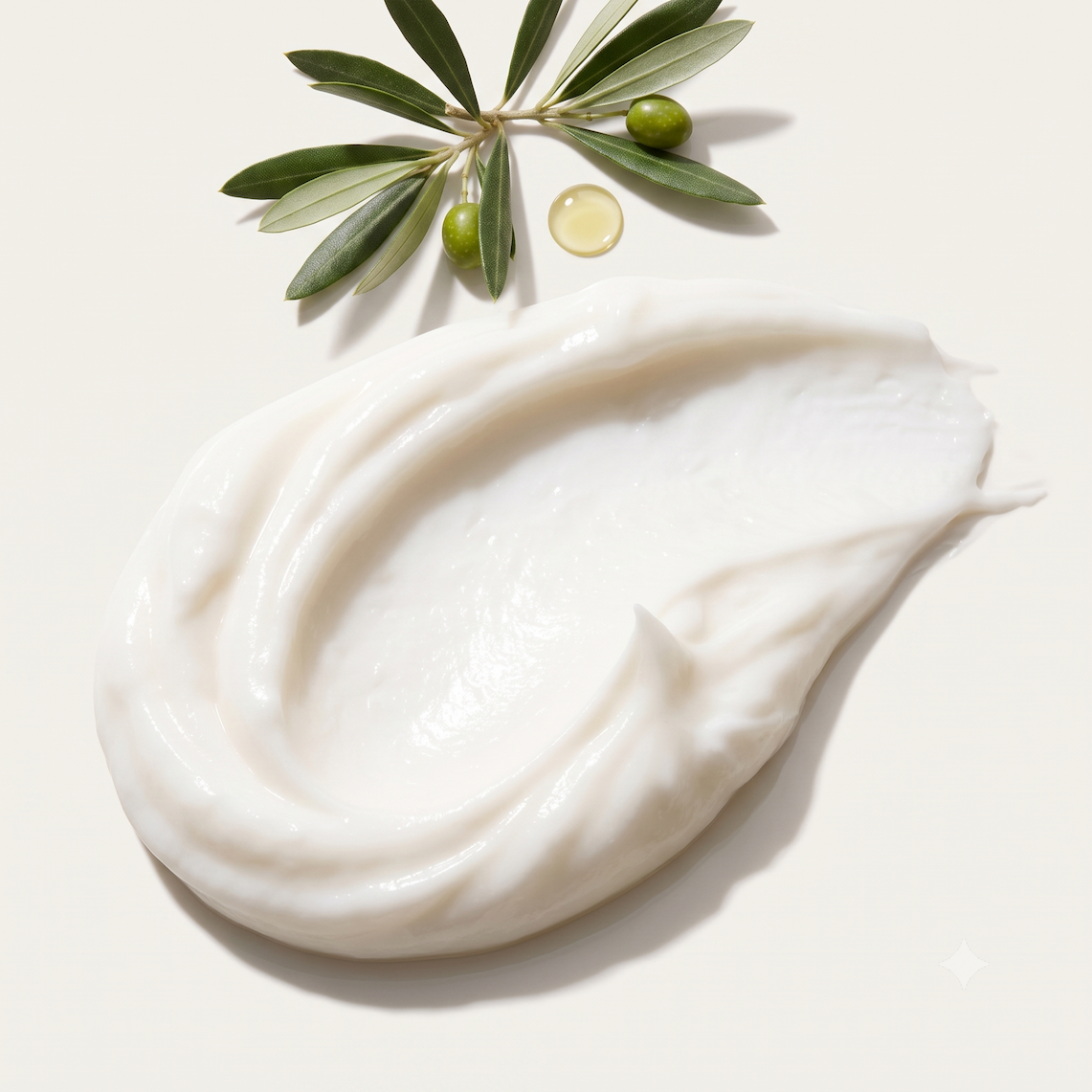 squalane ingredients with olive branch