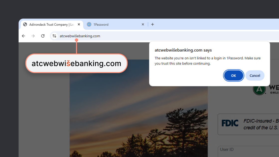 1Password Adds a Second Line of Phishing Defense to Its Browser Extension