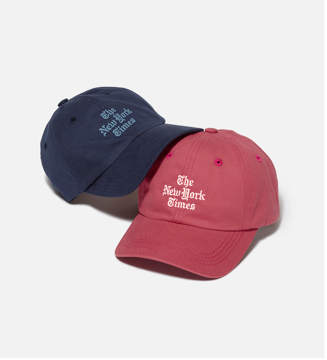 Stacked Logo Baseball Caps