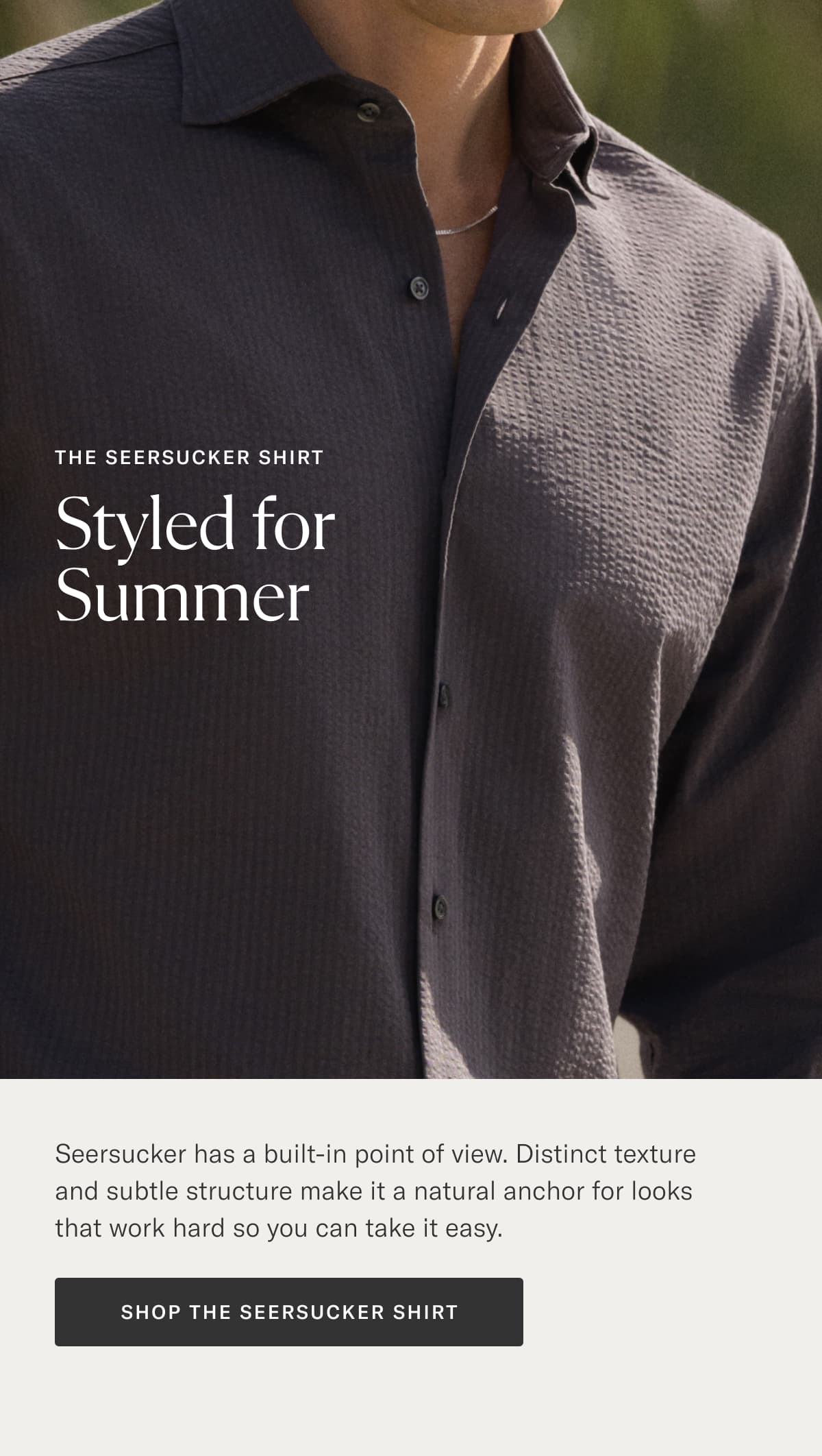 The Seersucker Shirt: Styled for Summer