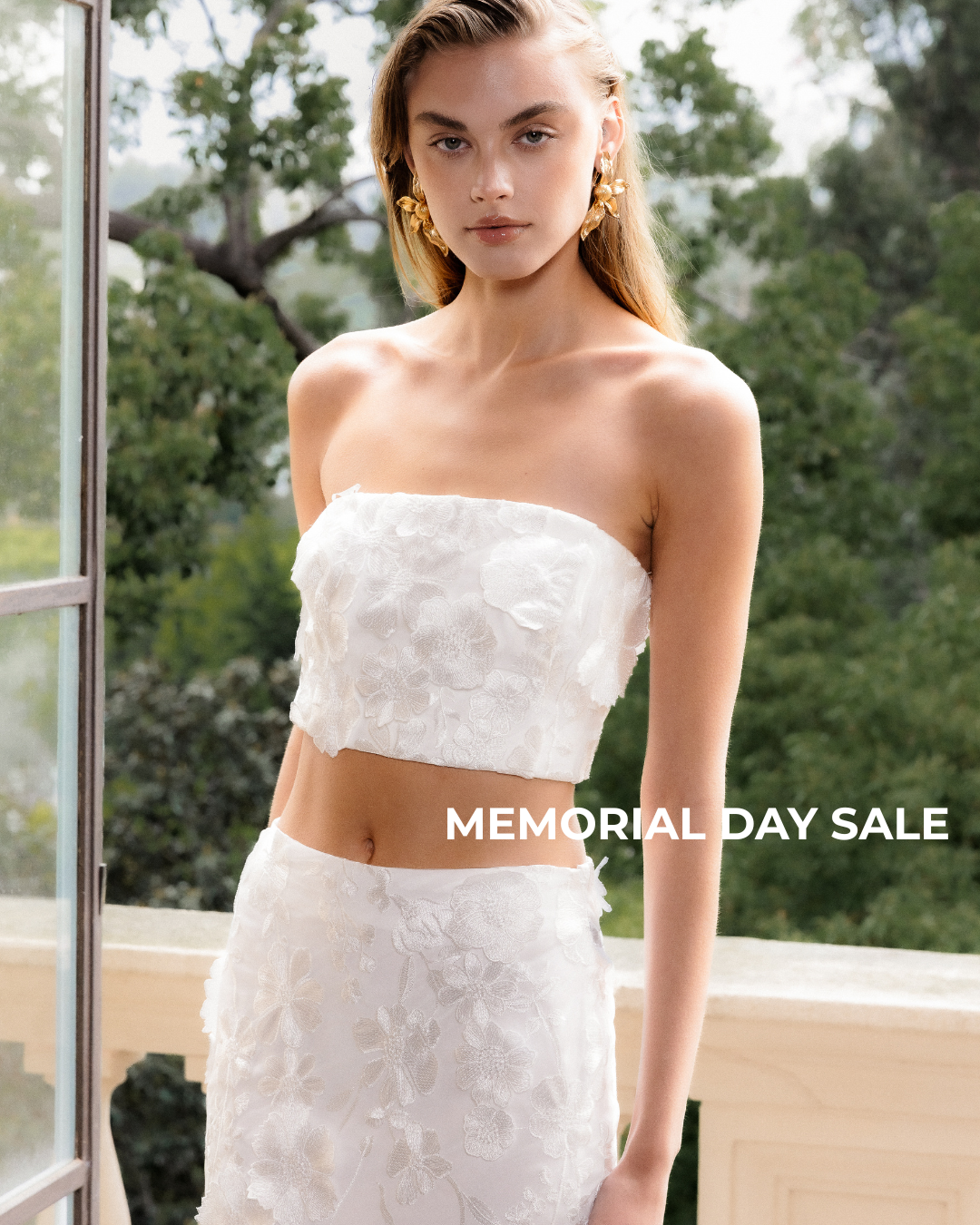 Floral Embroidered Set