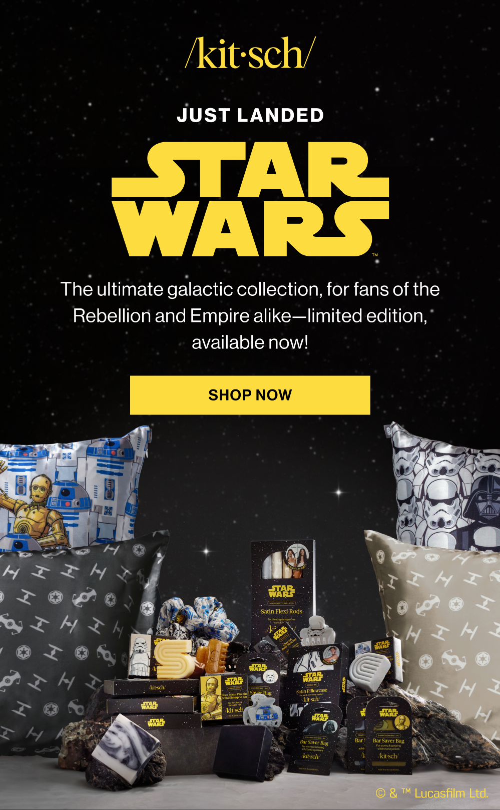 Just landed: STAR WARS. The ultimate galactic collection, for fans of the Rebellion and Empire alike—limited edition, available now!