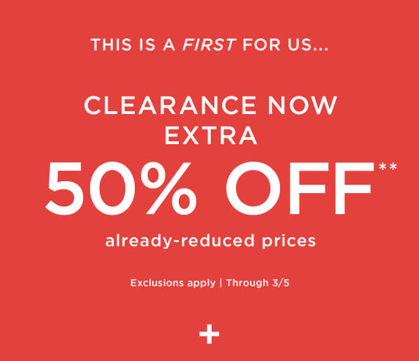 Extra 50% off 