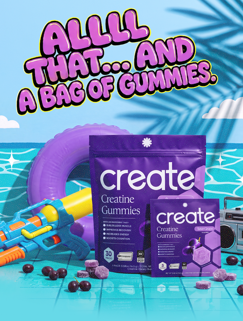 ALLLL THAT...and a bag of gummies.