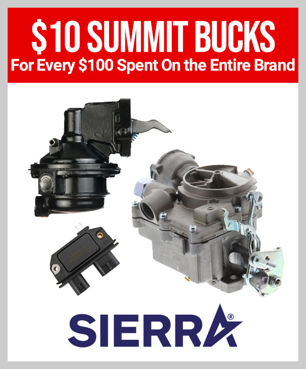 Sierra Marine   •  $10 Summit Bucks For Every $100 Spent On This Brand