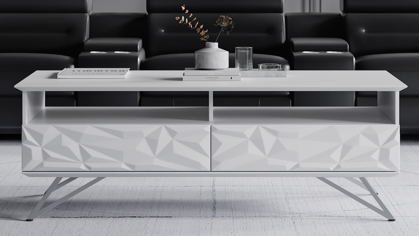 Vortice Coffee Table - White