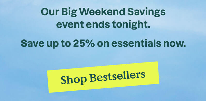 Last Chance Save up to 25%*