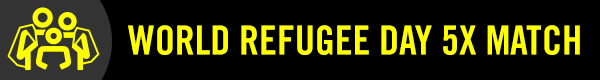 WORLD REFUGEE DAY 5X MATCH