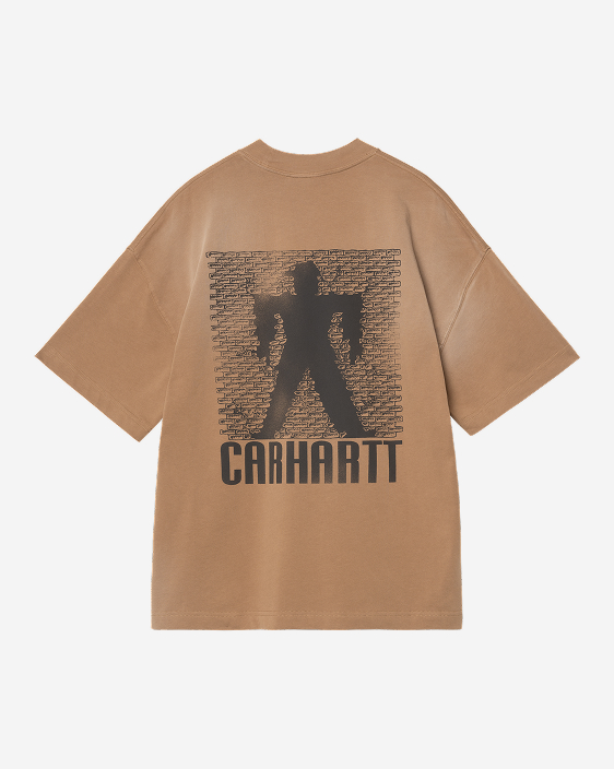 Carhartt WIP Bricky Man T-Shirt | WIP Hamilton Brown