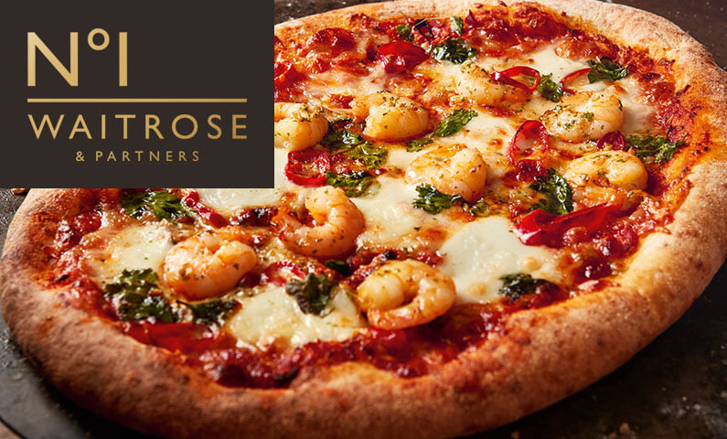 No.1 Wood-fired King Prawn, Garlic & Chilli Sourdough Pizza