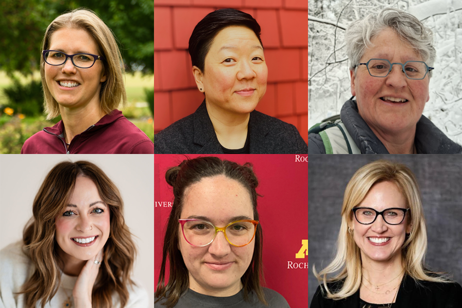 Headshots of the 6 counselors in the story.