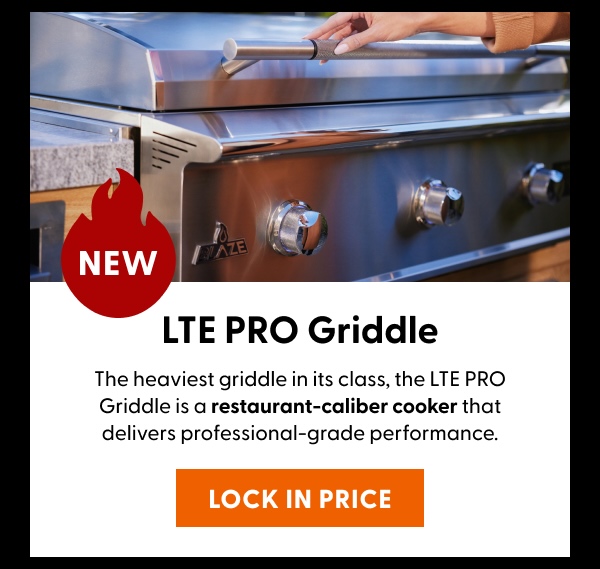 The heaviest griddle in its class, the LTE PRO Griddle is a restaurant-caliber cooker that delivers professional-grade performance.