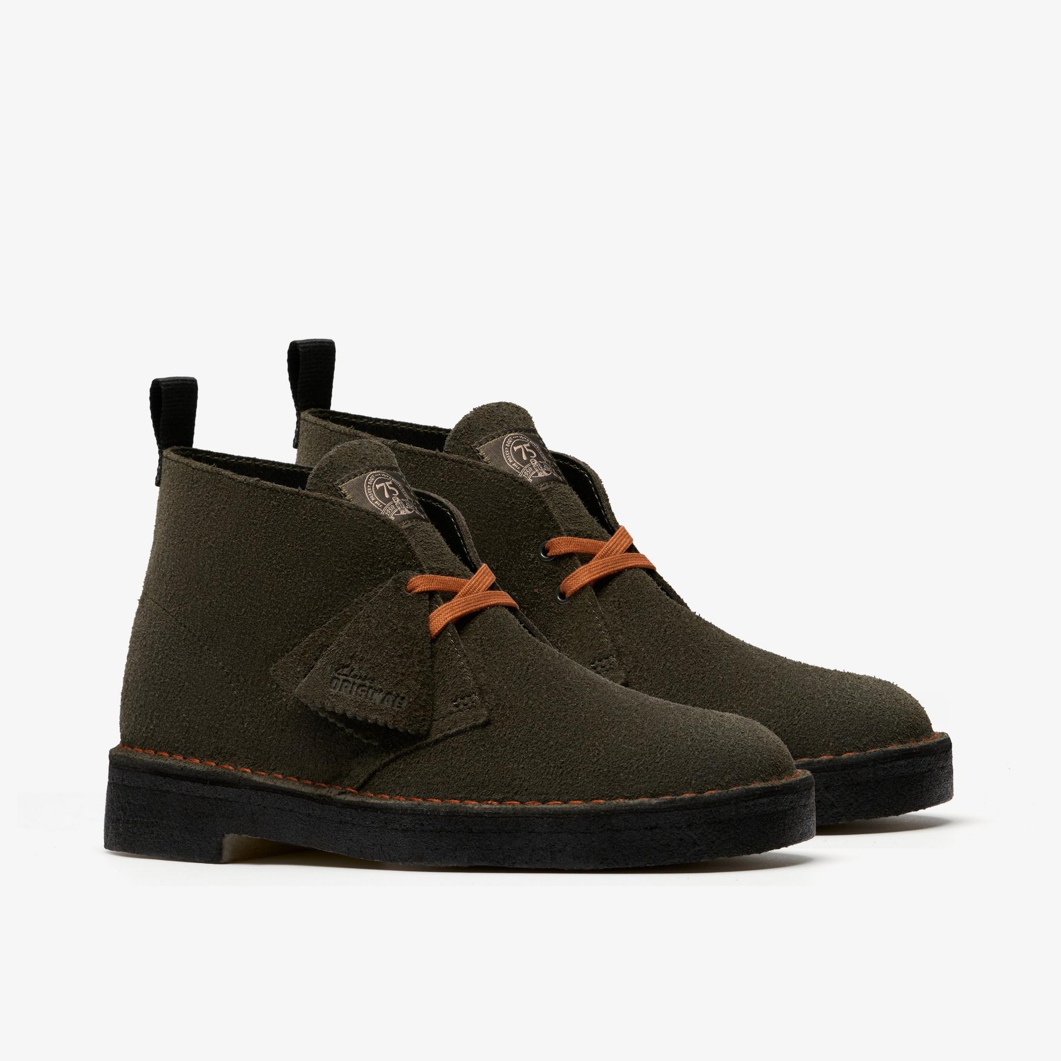 Shop Desert Boot Loden Green Suede