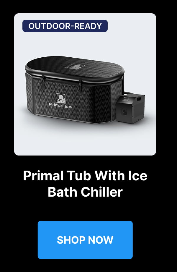 Primal Tub With Ice Bath Chiller