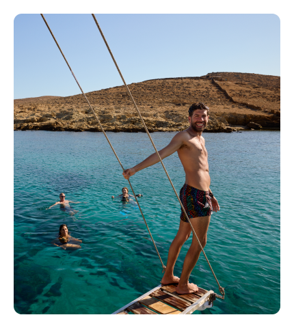 Sail around the Greek islands