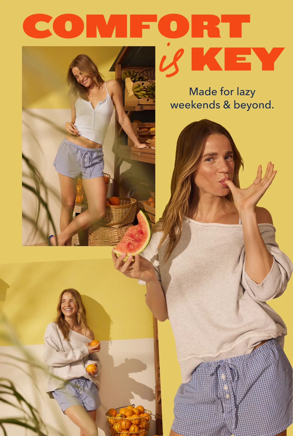 Comfort is Key | Made for lazy weekends & beyond.