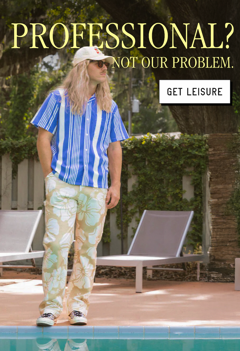 PROFESSIONAL? NOT OUR PROBLEM. [ GET LEISURE ]