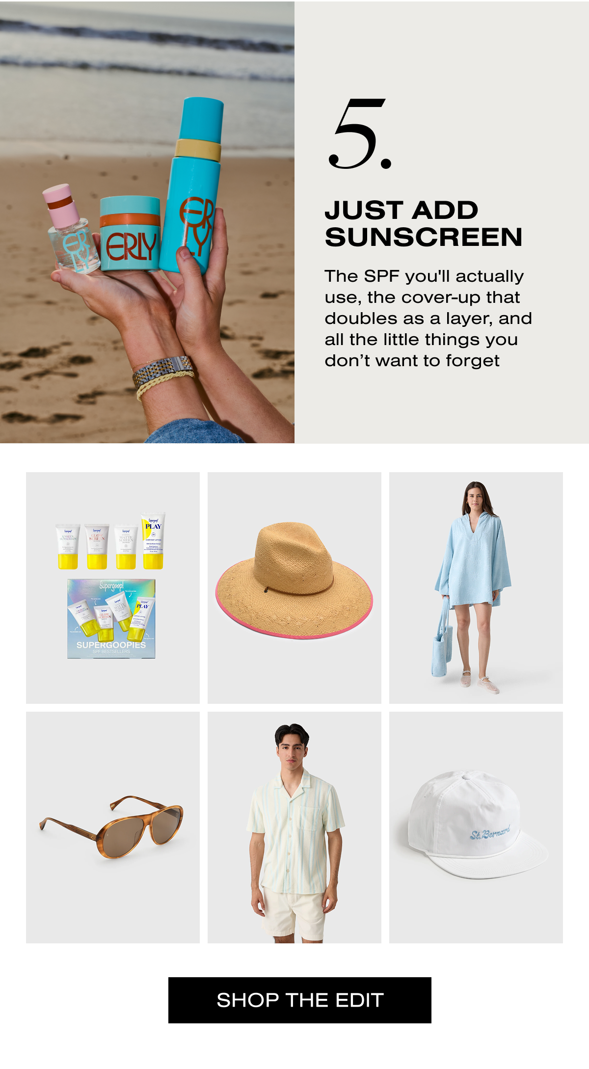 YOUR SUMMER PACKING LIST